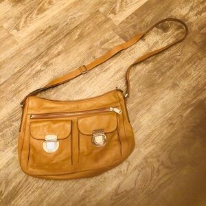 Fossil leather cross body bag